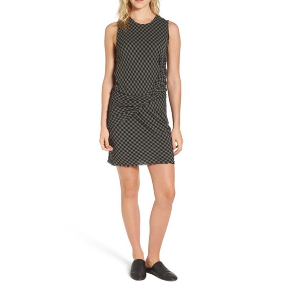 🆕 JAMES PERSE Twist Front Shift Dress 0 - Picture 7 of 13